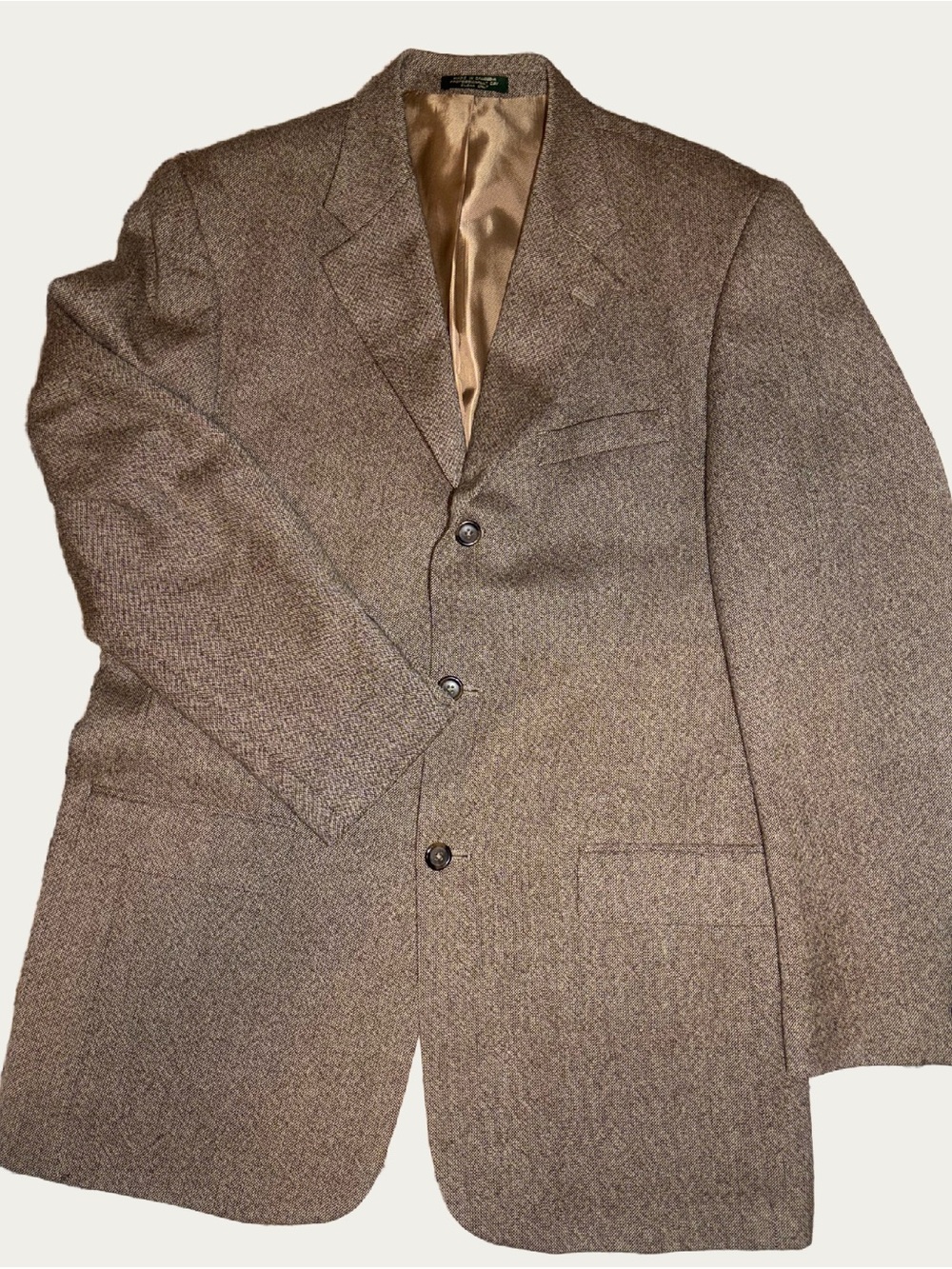 Ralph Lauren Brown Wool Sport Coat with Subtle